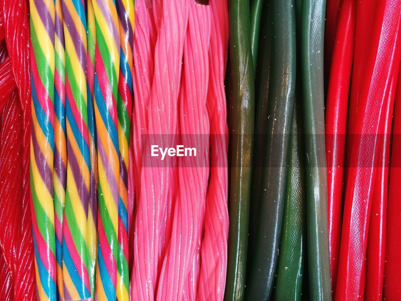 FULL FRAME SHOT OF MULTI COLORED PENCILS IN MARKET