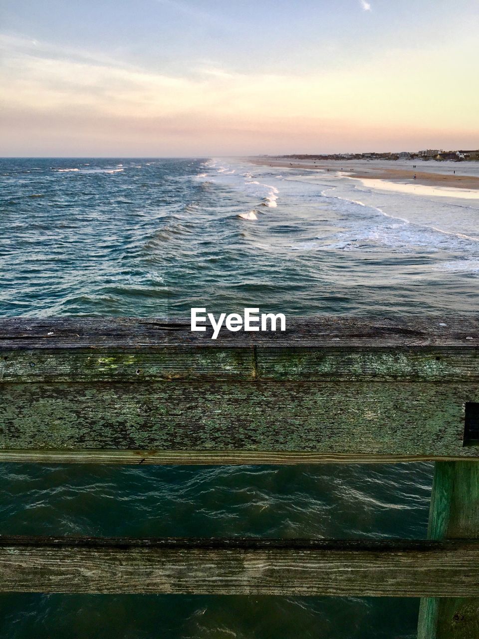 SCENIC VIEW OF SEA DURING SUNSET