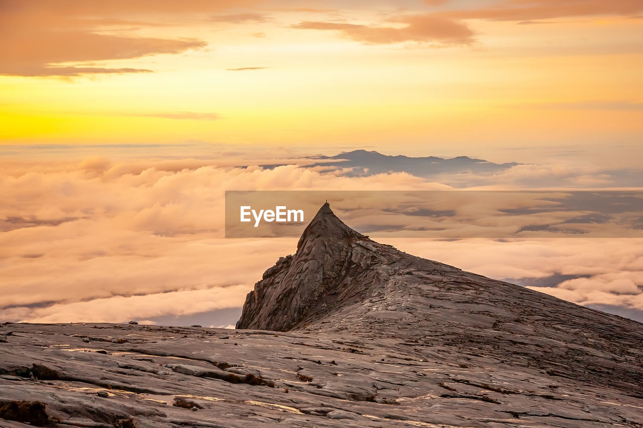 SCENIC VIEW OF SUNSET OVER LAND