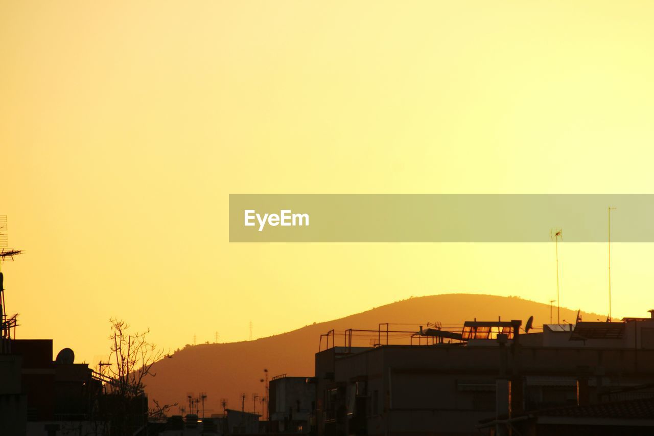 SCENIC VIEW OF CITY AGAINST CLEAR SKY