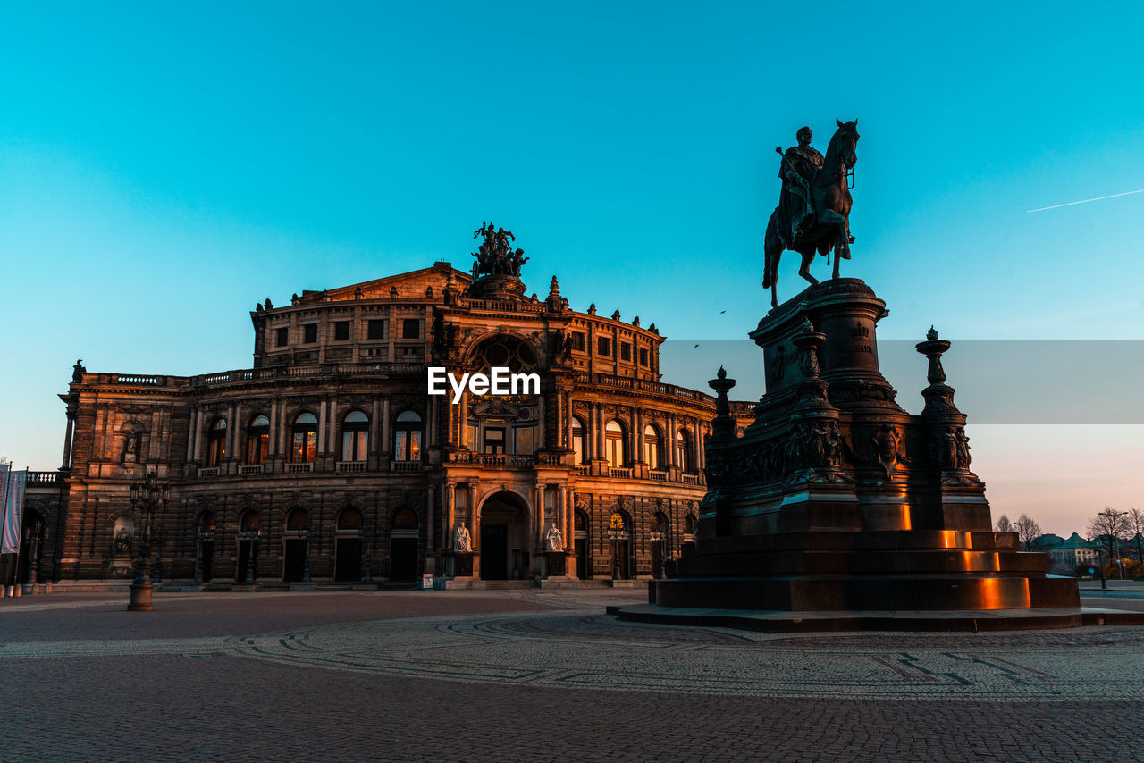 Semperoper dresden, architecture, city, building.