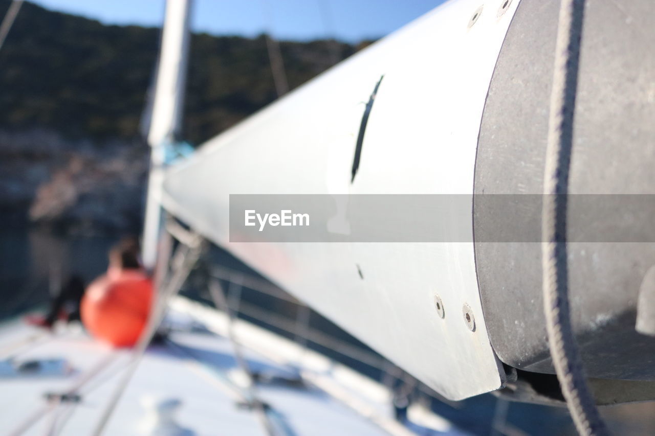 CLOSE-UP OF NAUTICAL VESSEL IN BOAT