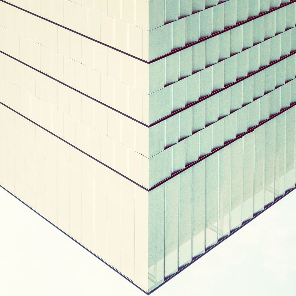 Low angle view of building against clear sky