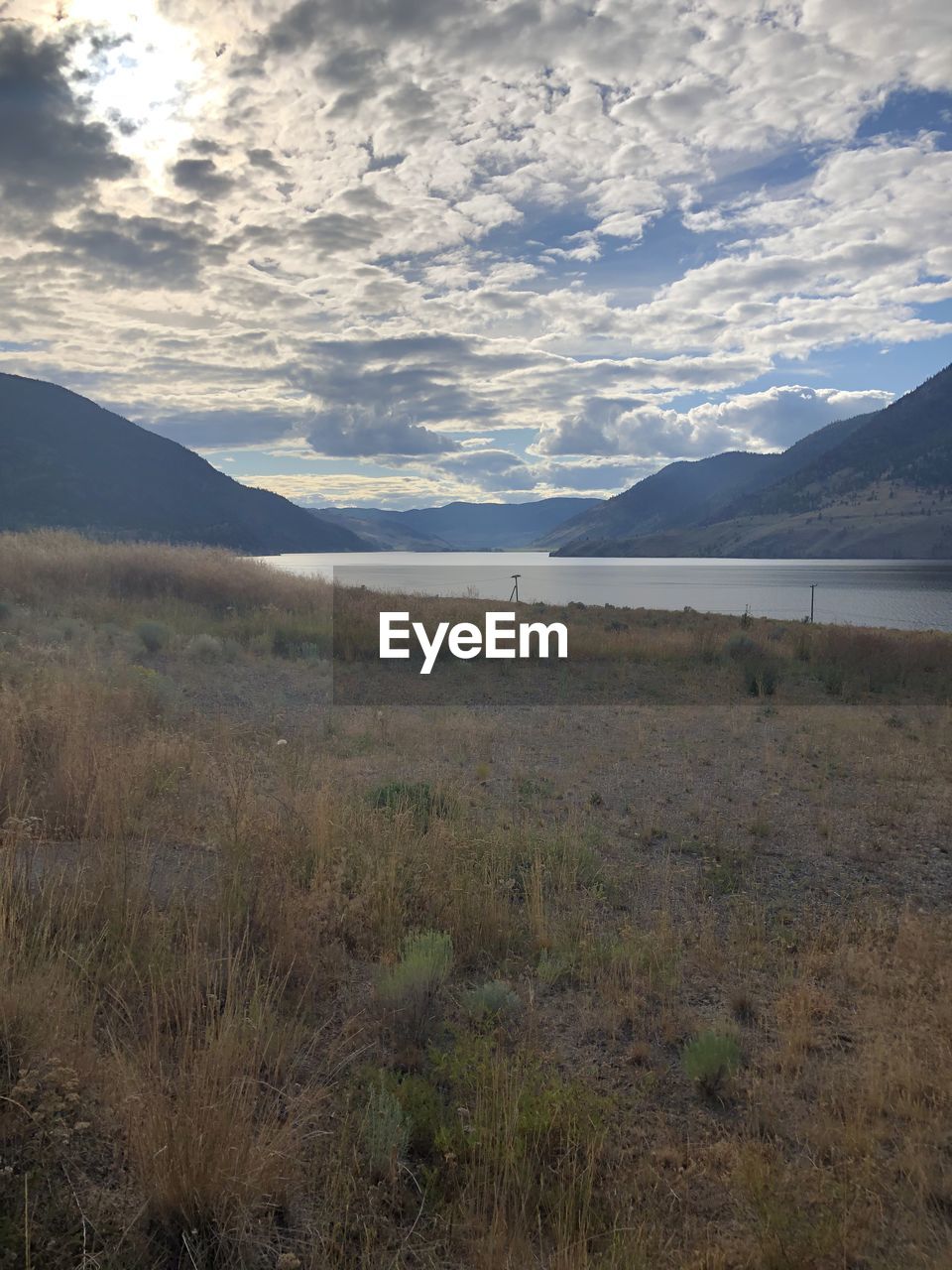 SCENIC VIEW OF LAND AND MOUNTAINS AGAINST SKY