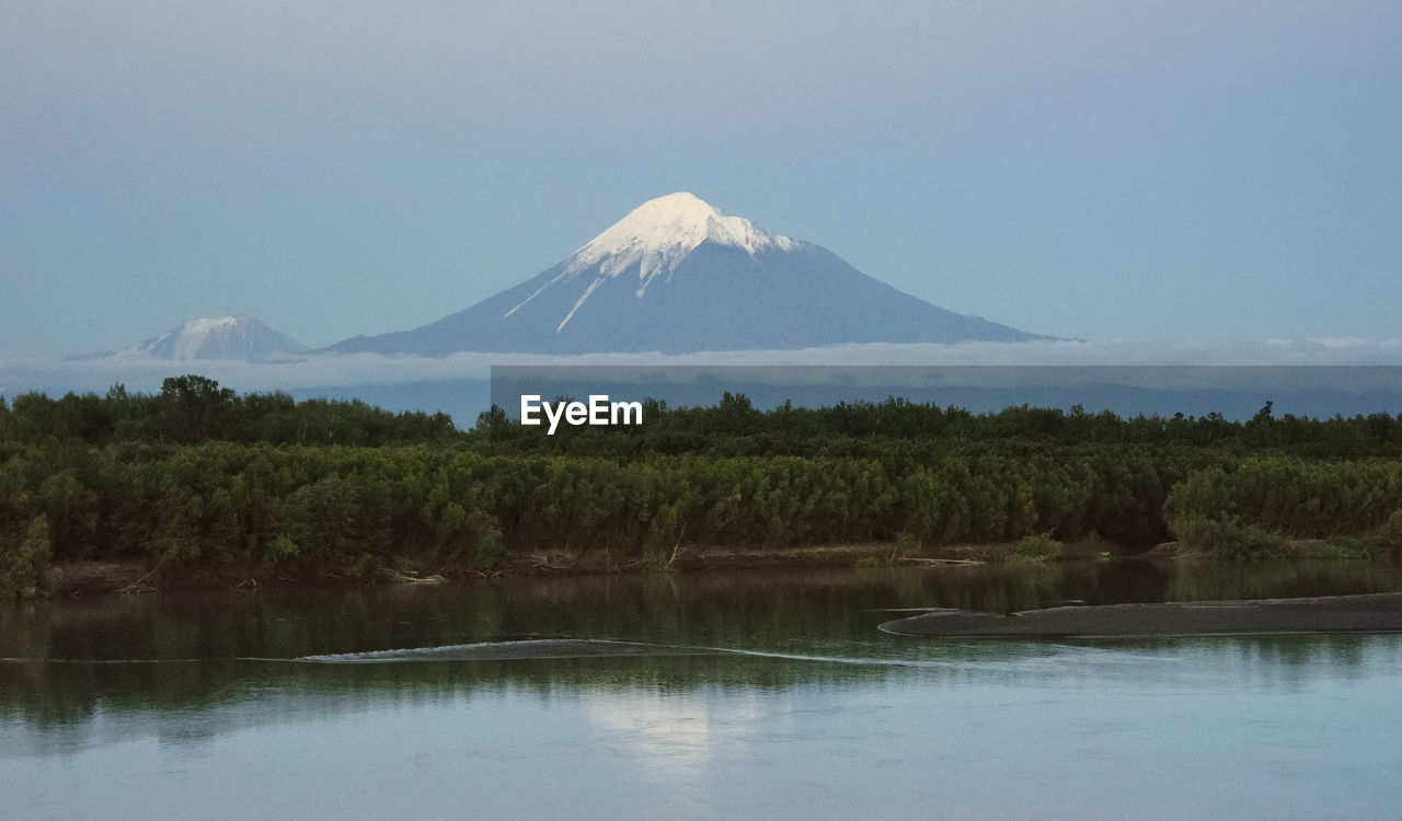 Scenic view of mountain against sky