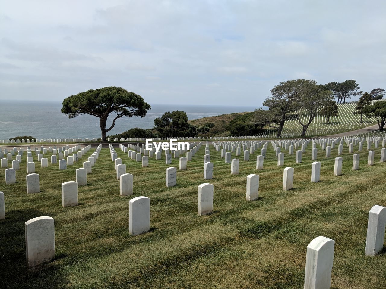 CEMETERY AGAINST SKY