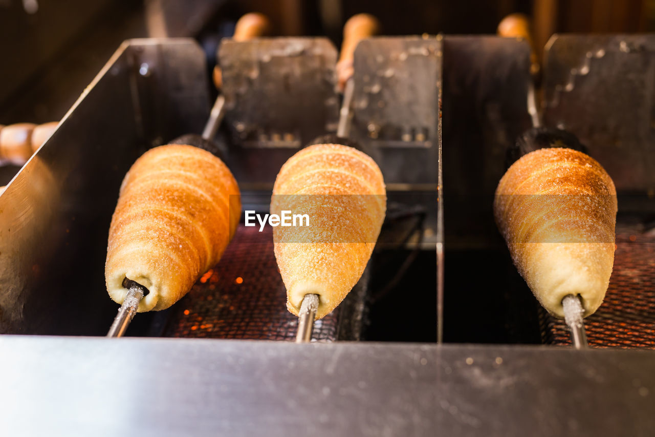 CLOSE-UP OF BREAD FOR SALE