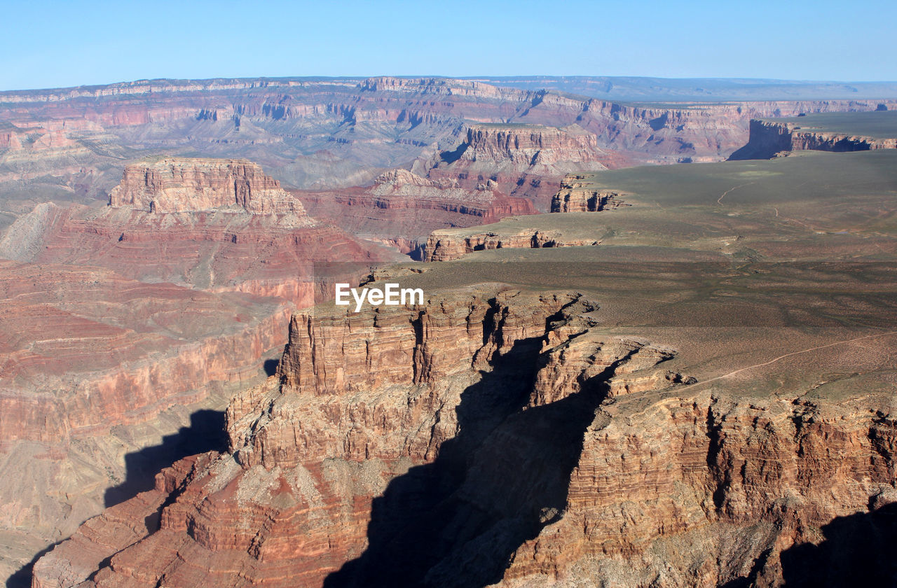 Scenic view of dramatic landscape