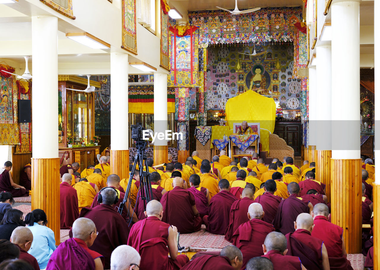 group of people, crowd, architecture, large group of people, religion, adult, person, men, belief, women, built structure, spirituality, indoors