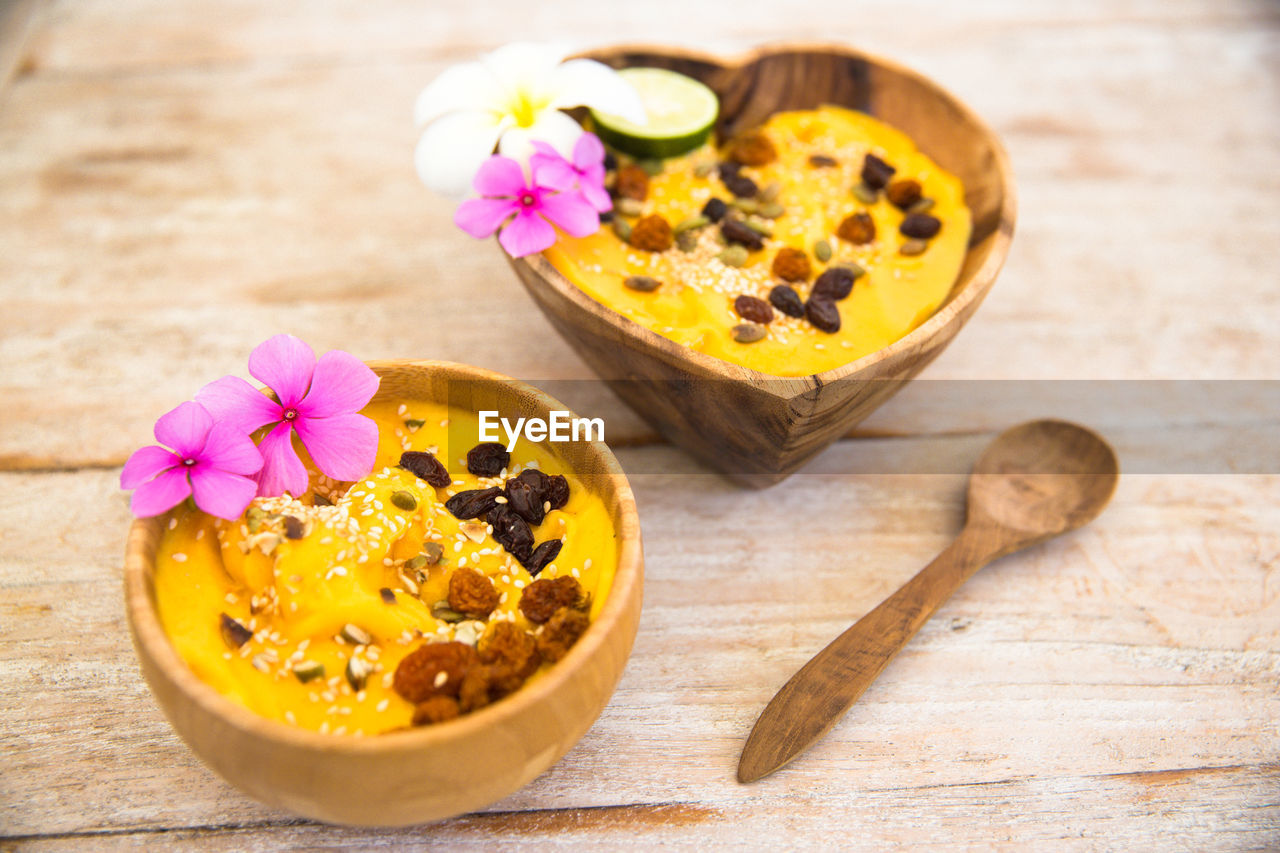 CLOSE-UP OF YELLOW FLOWERS IN BOWL