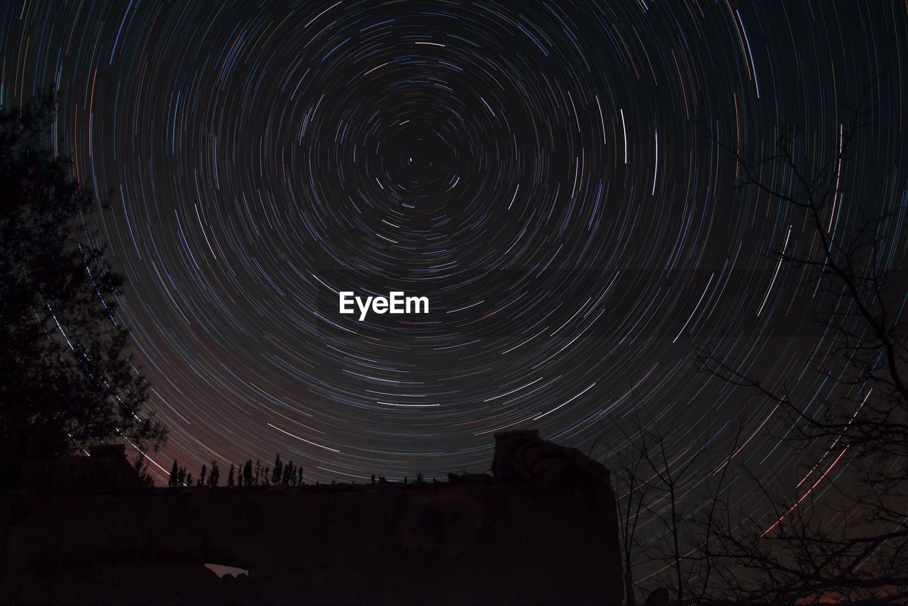 VIEW OF STAR FIELD AT NIGHT