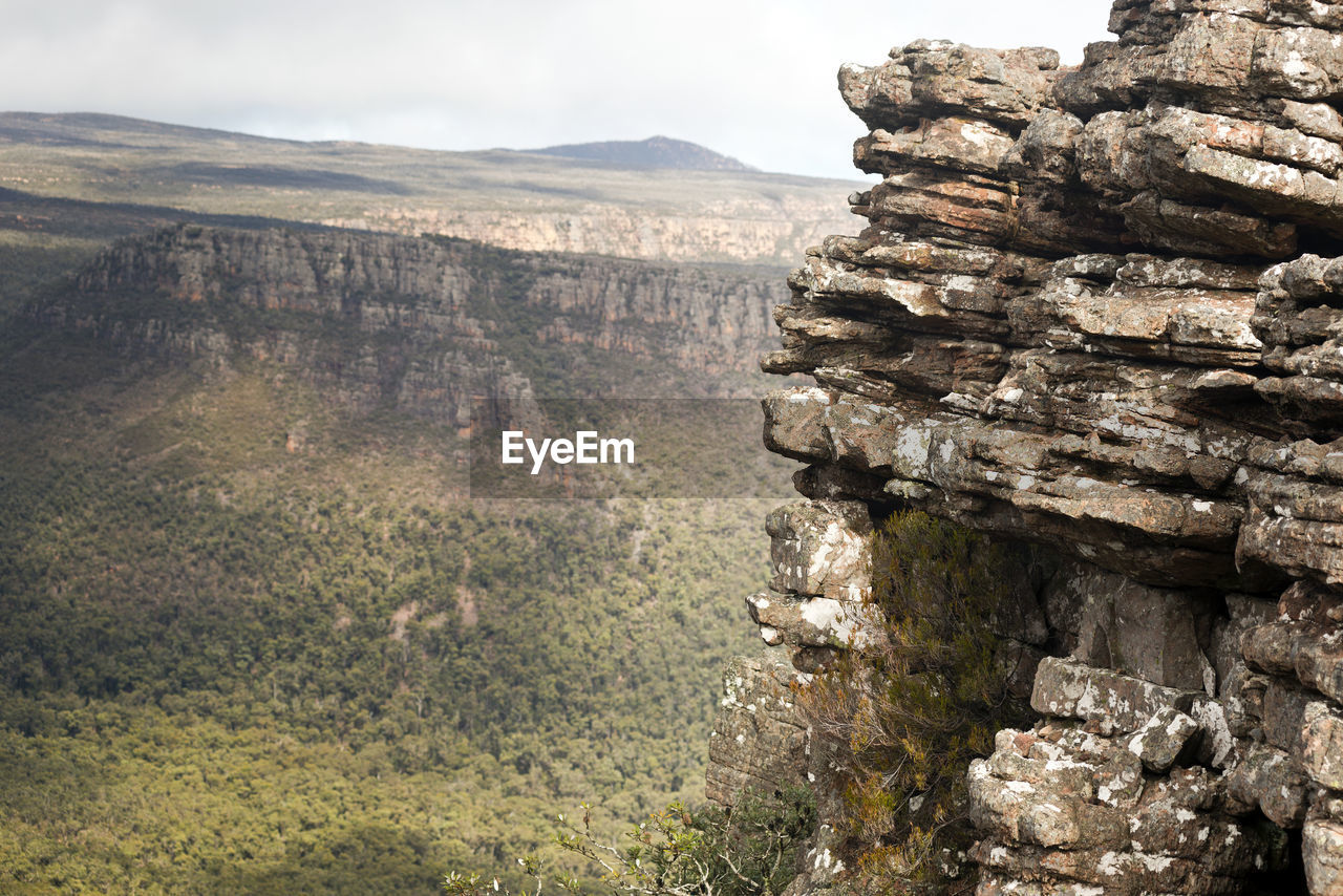 Scenic views of the grampians national park in western victoria, australia