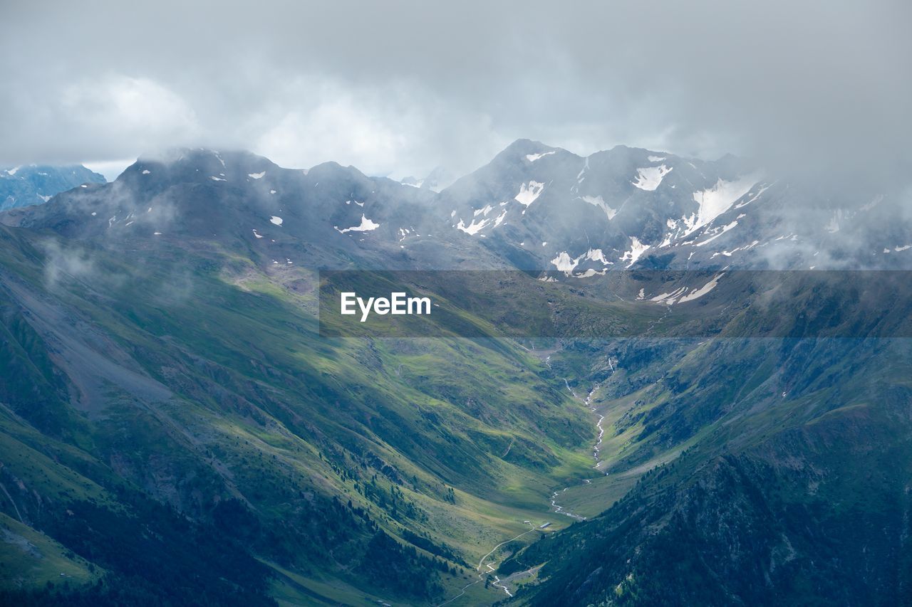 AERIAL VIEW OF LANDSCAPE AGAINST SKY