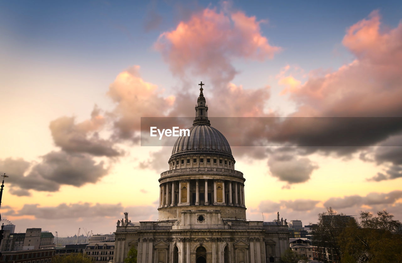 CATHEDRAL AGAINST SKY DURING SUNSET