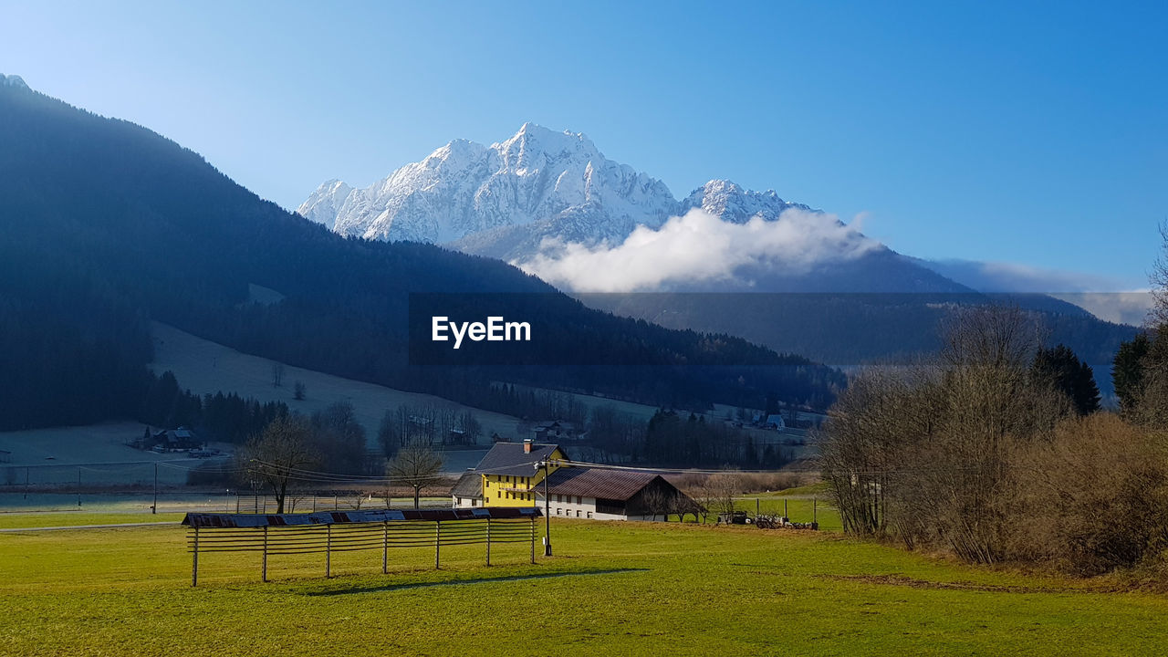 SCENIC VIEW OF LANDSCAPE AGAINST SKY DURING WINTER