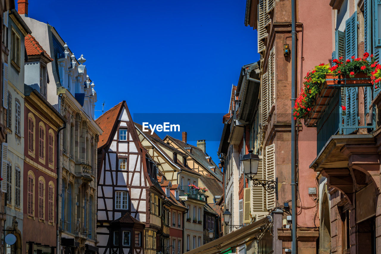 low angle view of buildings in city