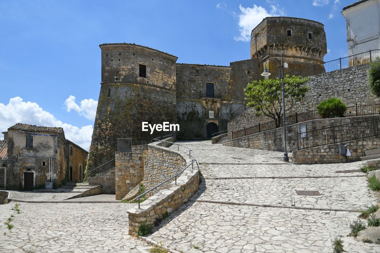 LOW ANGLE VIEW OF OLD BUILDING