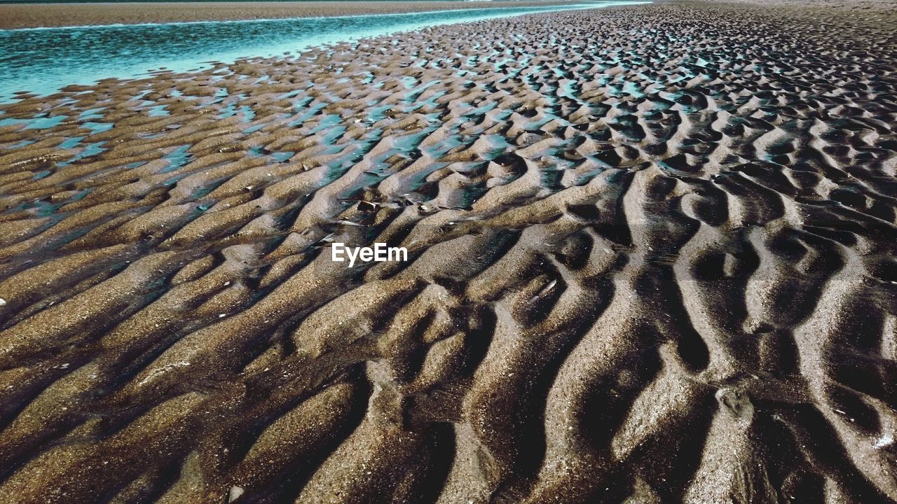 Close up of sand at beach