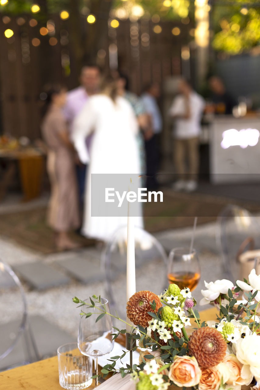 close-up of food on table in restaurant