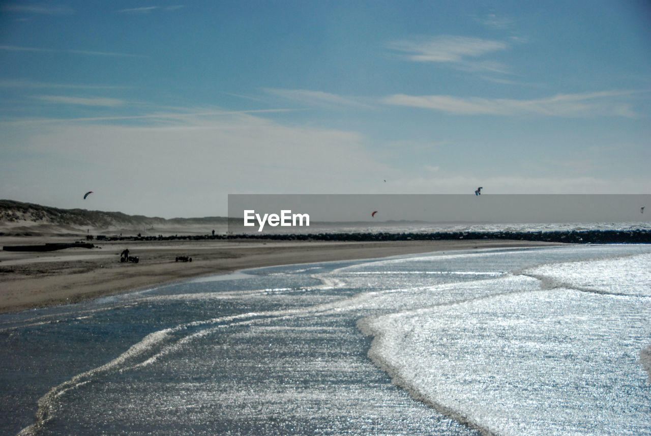 Beach with sky