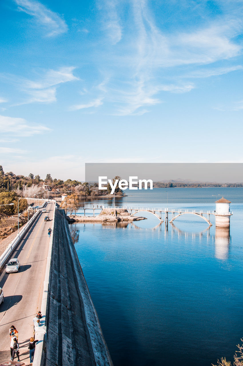 View of dam against sky