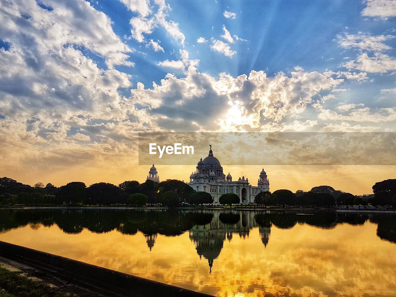 REFLECTION OF CATHEDRAL IN WATER