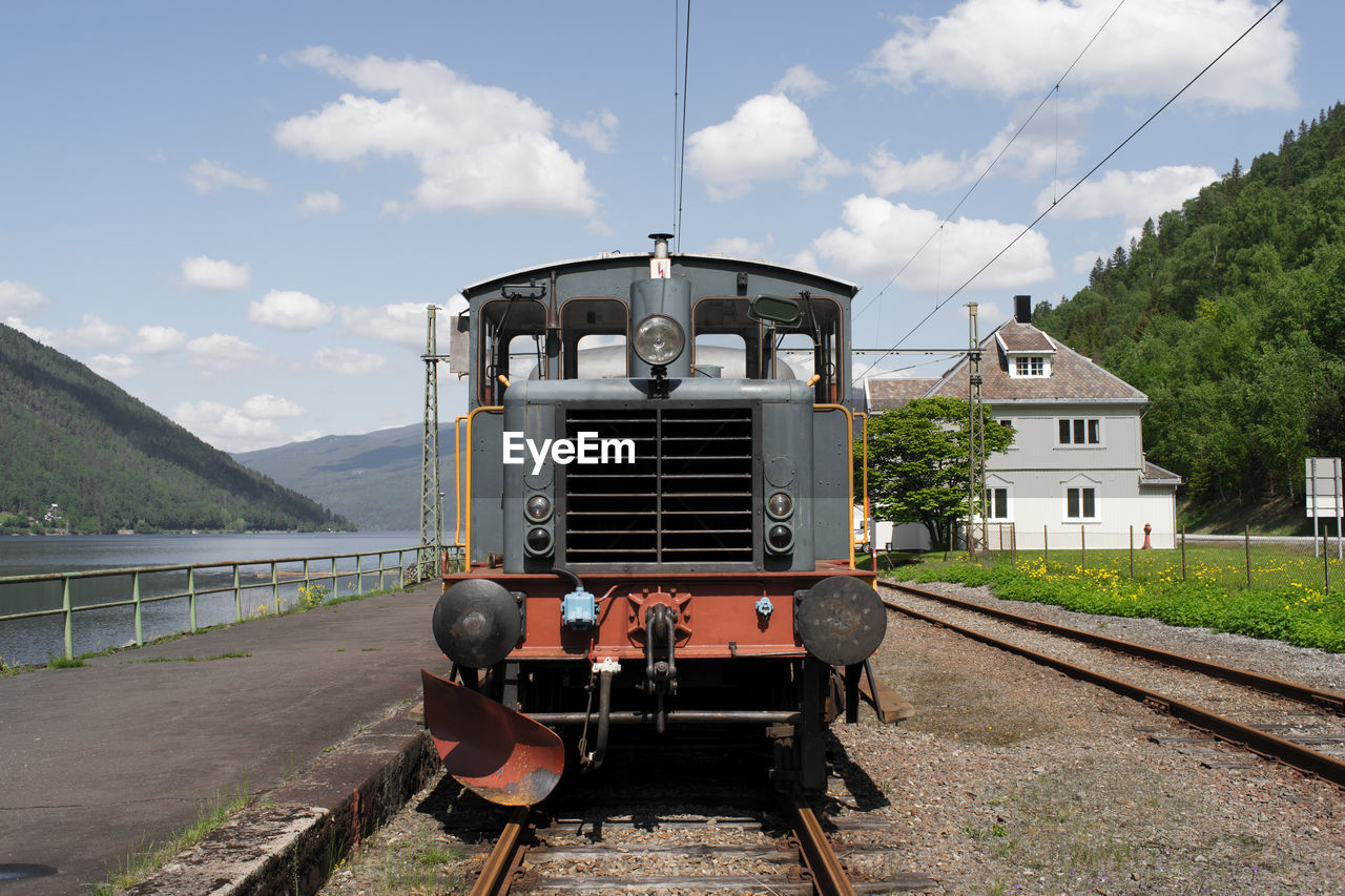 Vintage train at rjukan line