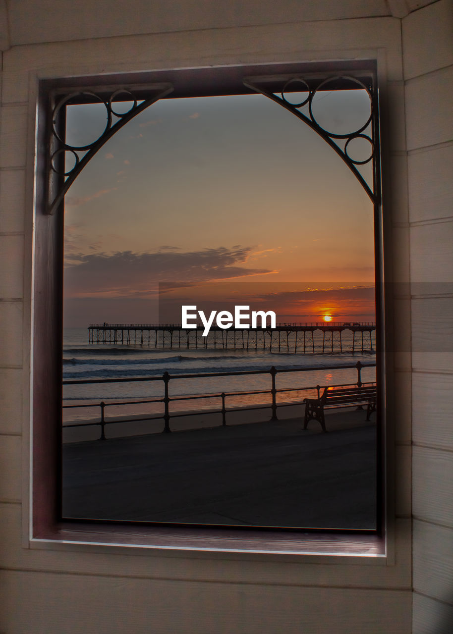 Saltburn sunrise framed