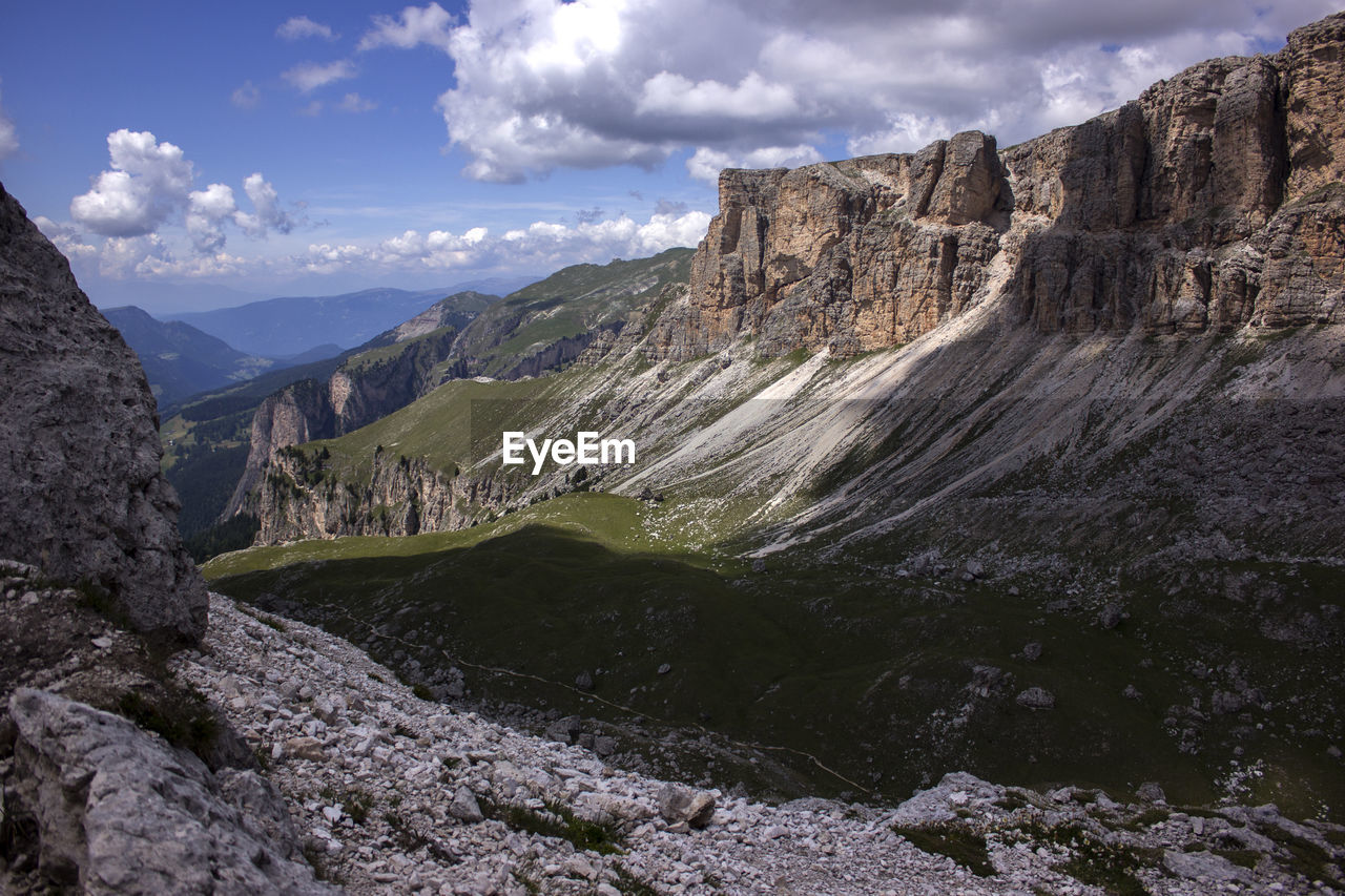 SCENIC VIEW OF ROCK FORMATION AGAINST SKY