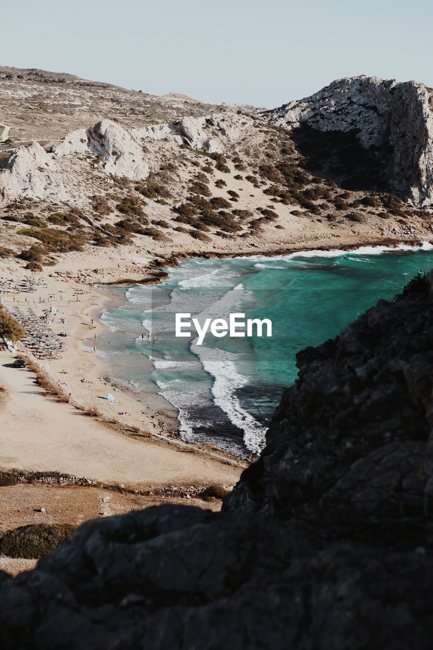 Scenic view of beach