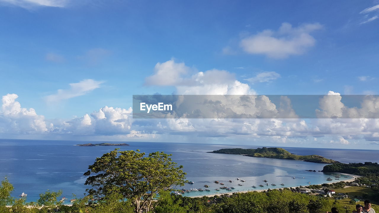 Panoramic shot of sea against sky