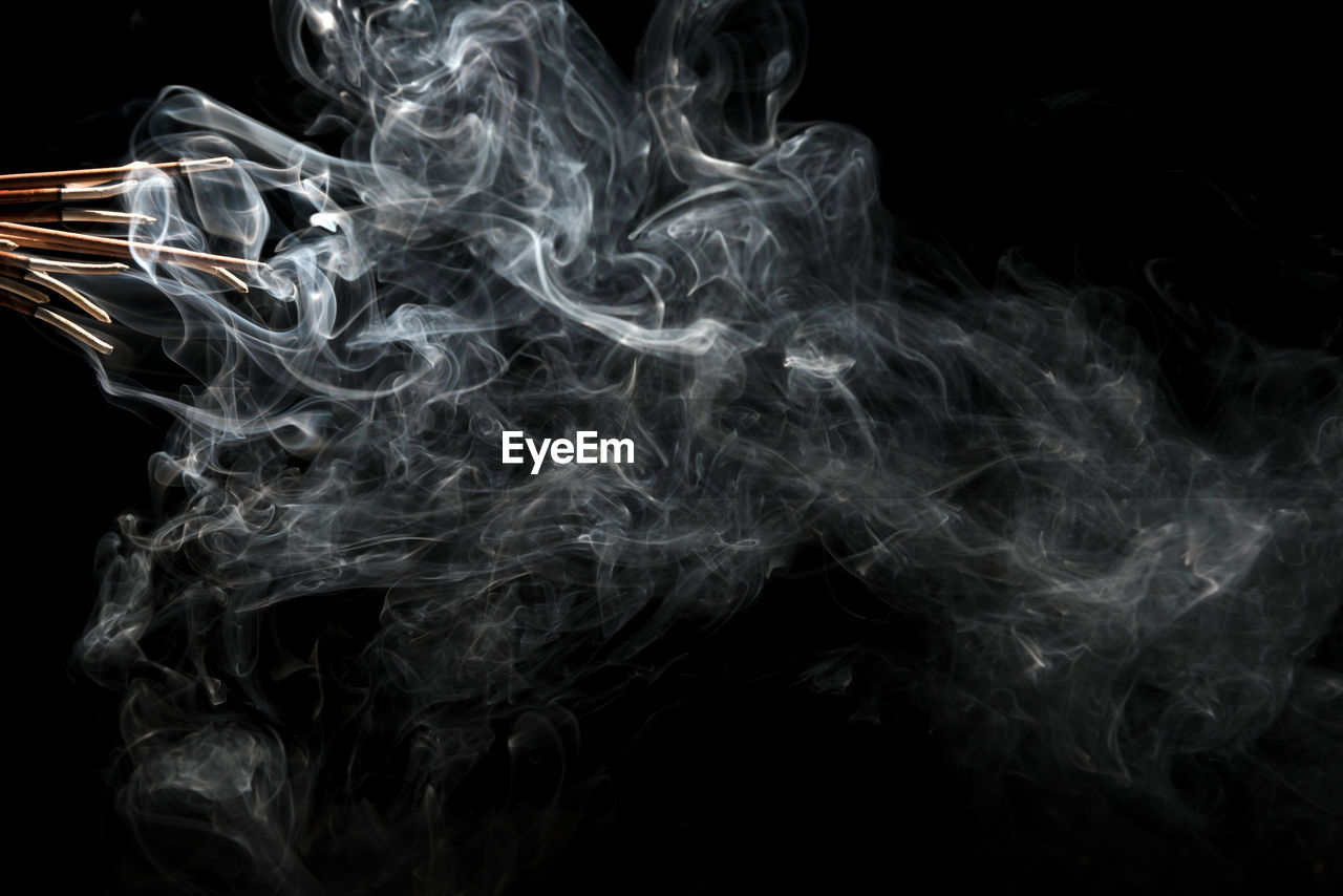 CLOSE-UP OF SMOKE