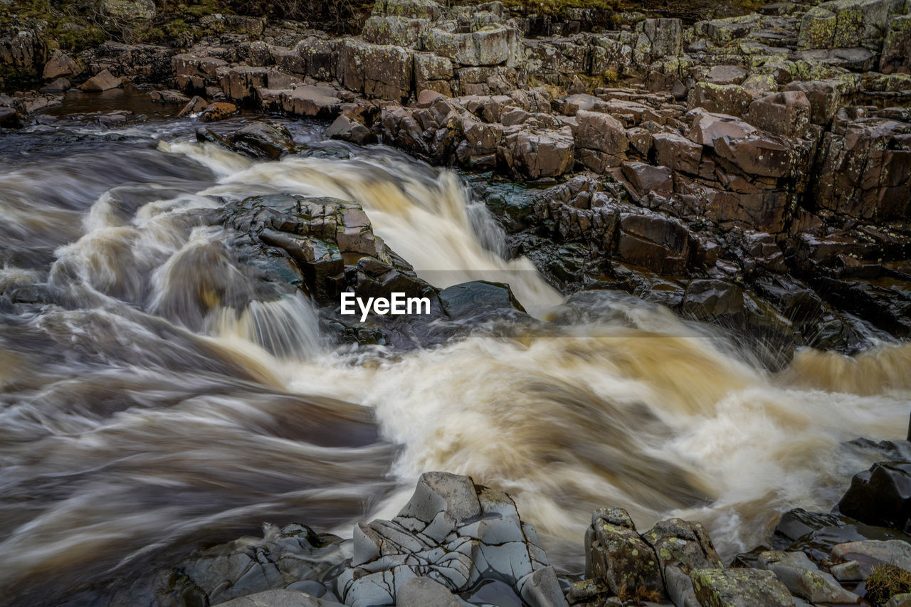 SCENIC VIEW OF WATERFALL