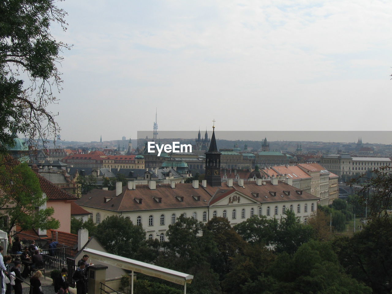 HIGH ANGLE VIEW OF CITYSCAPE