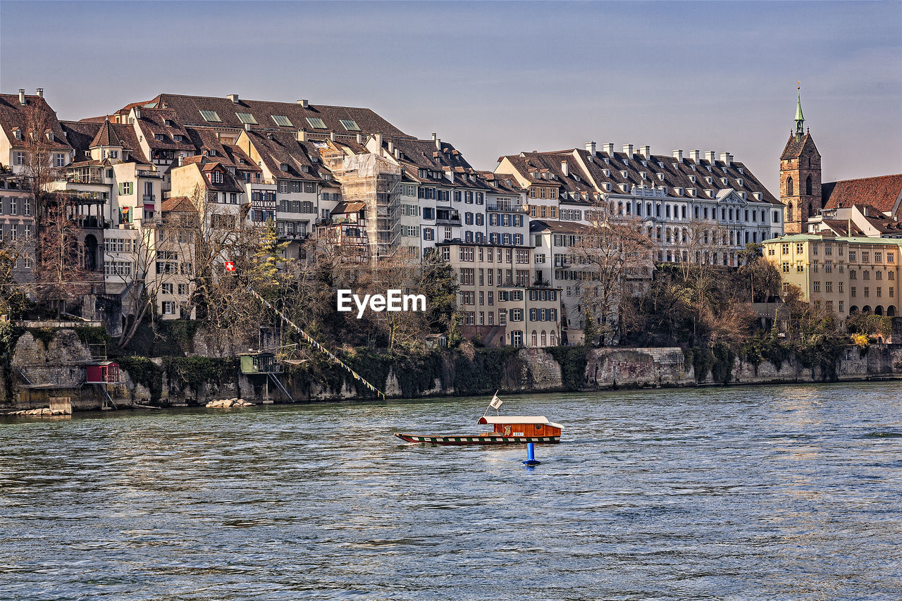 Basel at the river rhein