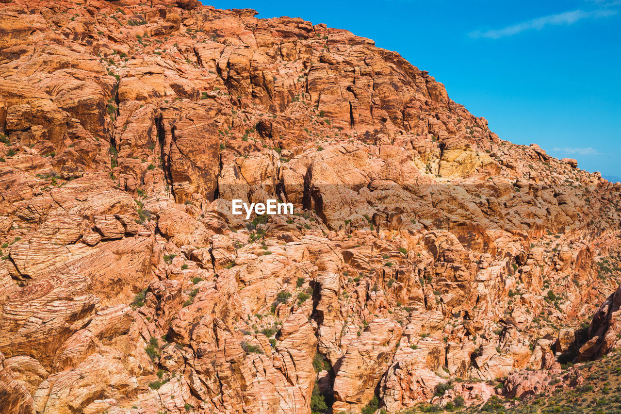 Red rock canyon near las vegas, nevada. views from red rock canyon, nevada. rocky desert landscape 