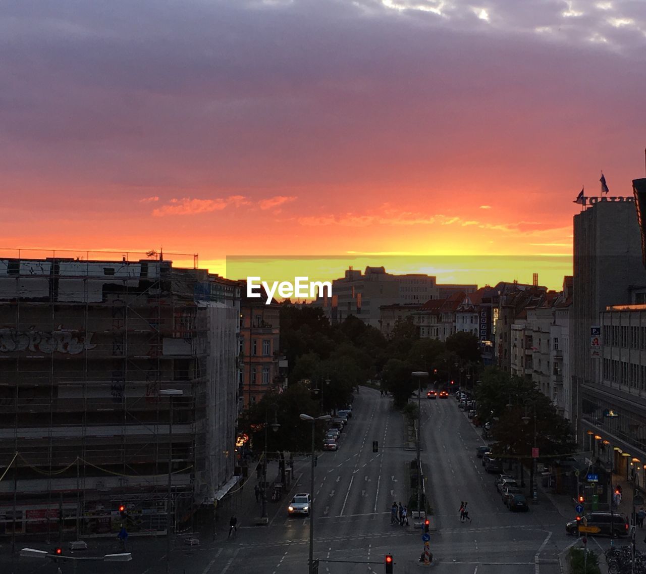 CITY AT SUNSET