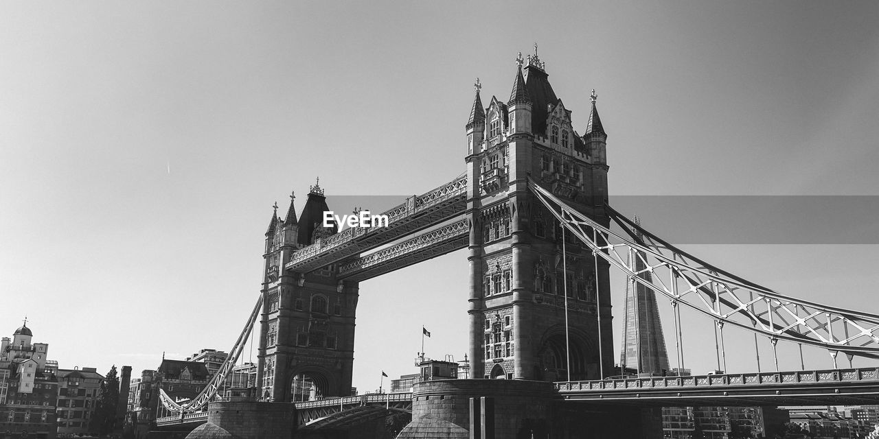 LOW ANGLE VIEW OF TOWER BRIDGE