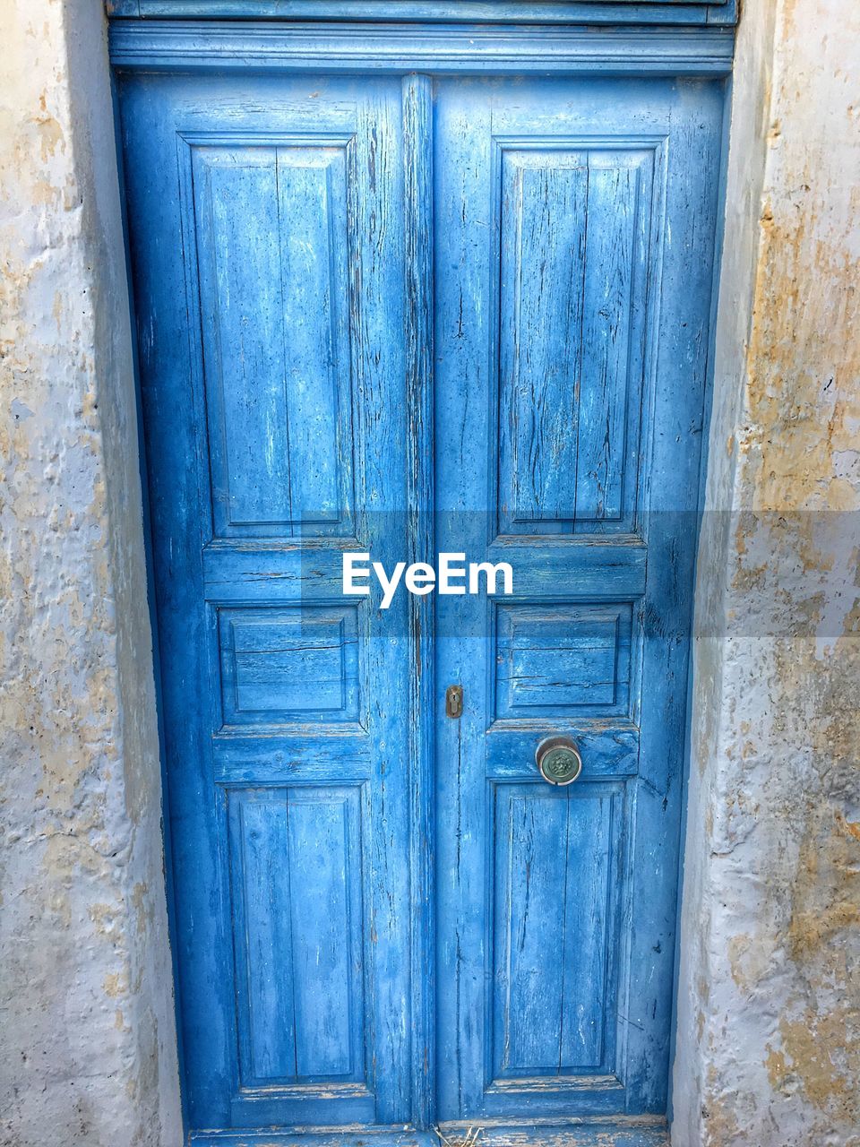CLOSED BLUE DOOR