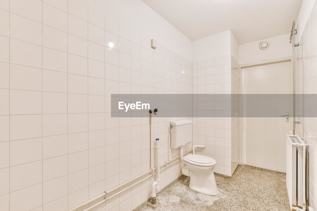 Interior of bathroom at home