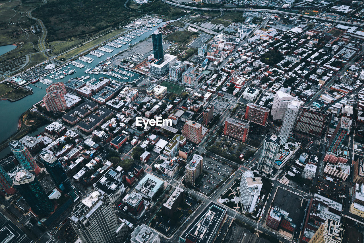 Aerial cityscape