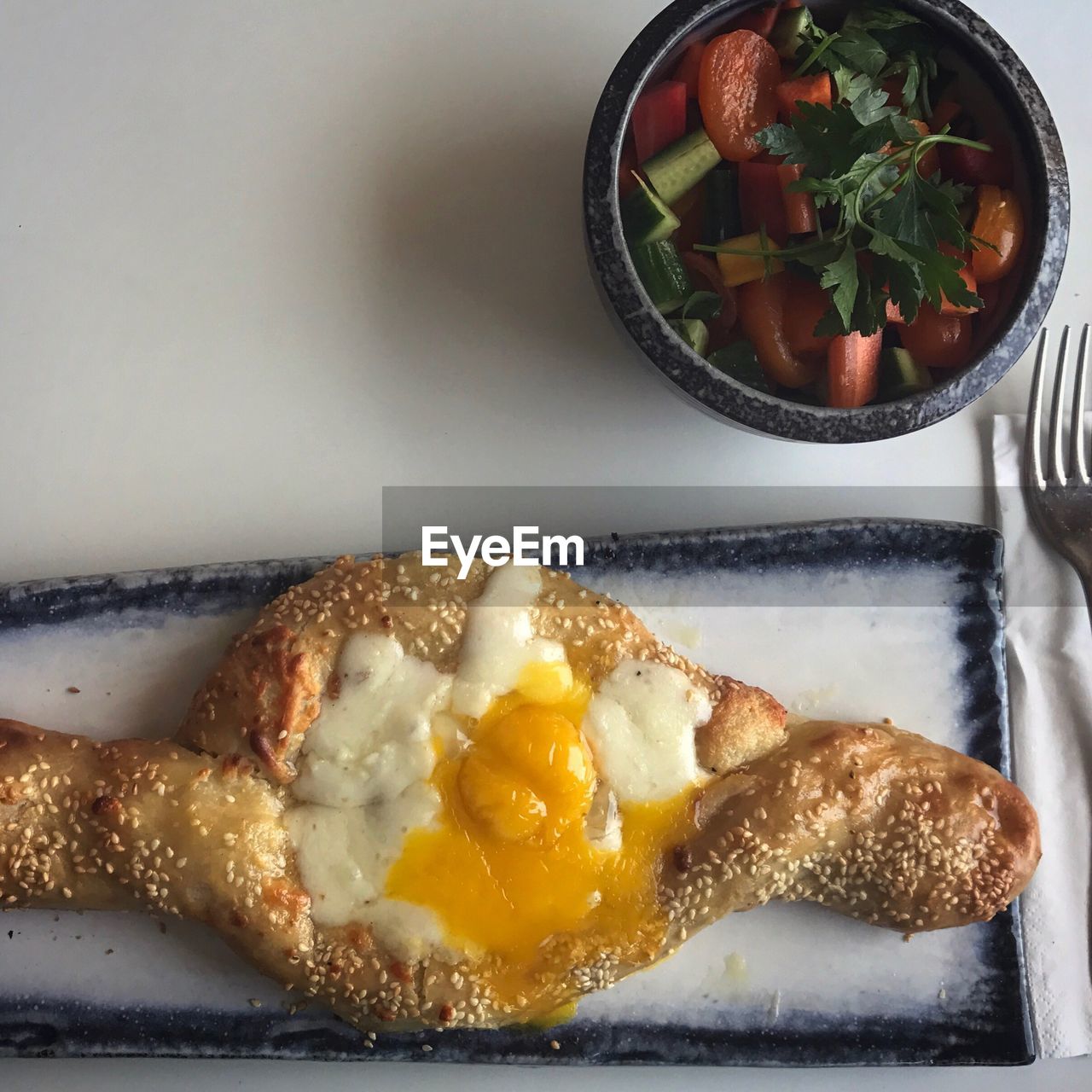 CLOSE-UP OF BREAKFAST SERVED ON PLATE