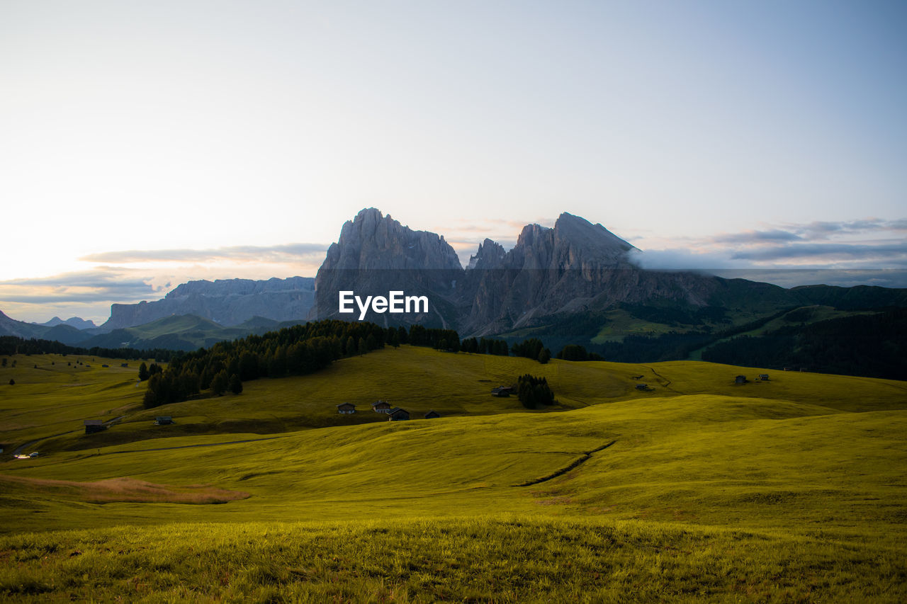 Scenic view of landscape against sky