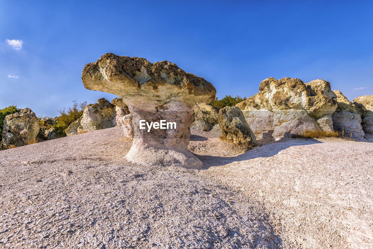 The stone mushrooms is a rock phenomenon