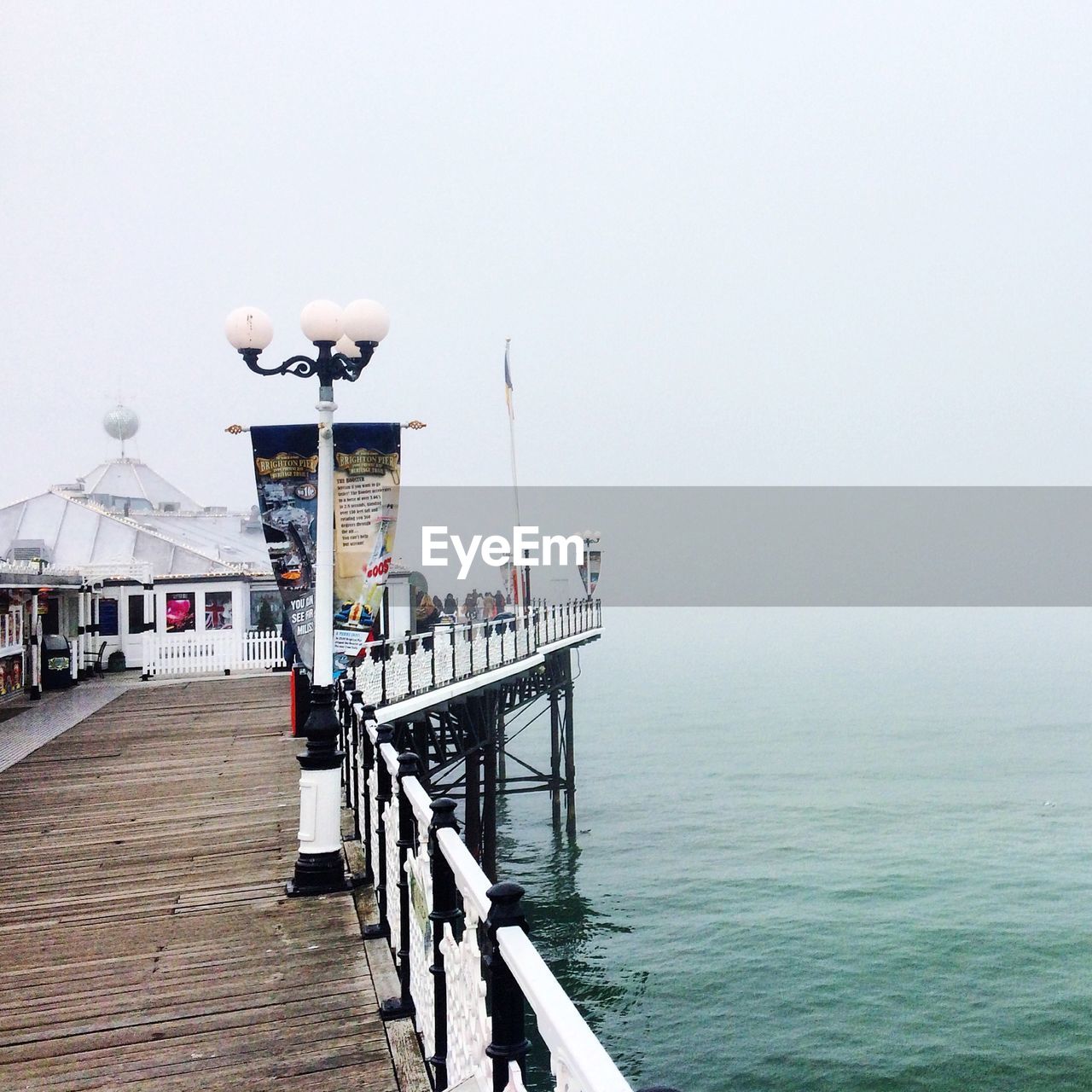 Pier on sea