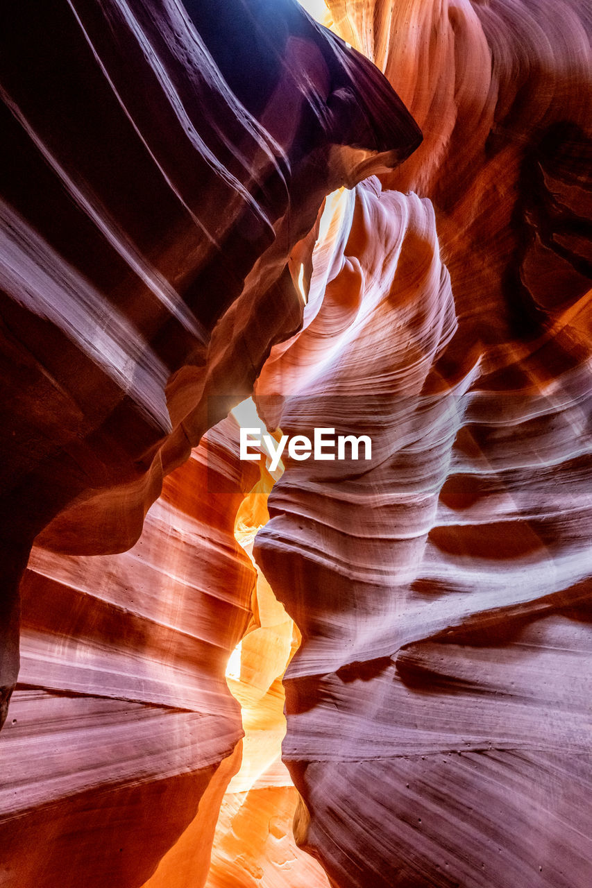 Glow in upper antelope canyon