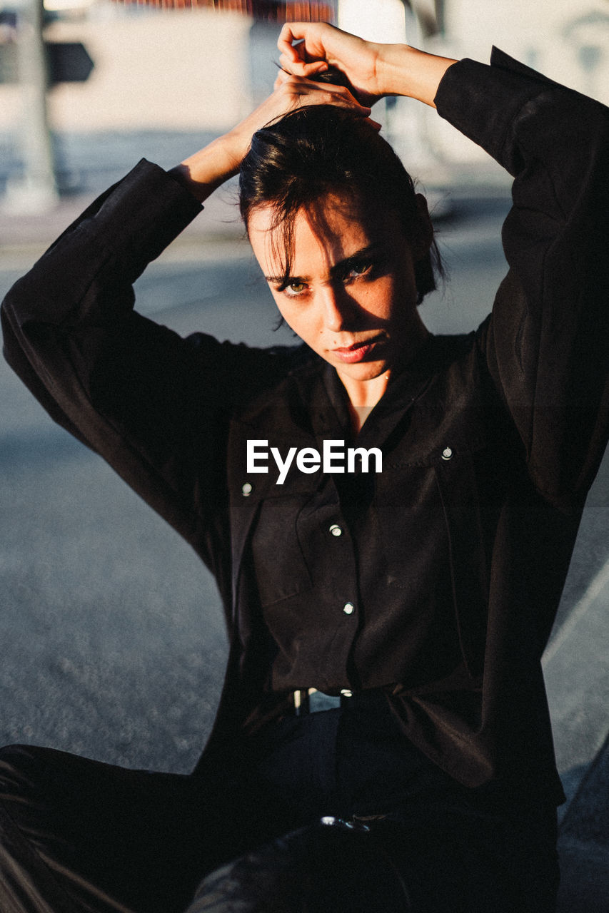 YOUNG MAN LOOKING DOWN