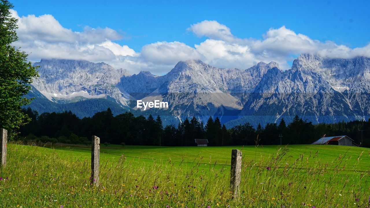 Geroldsee with alpine panorama