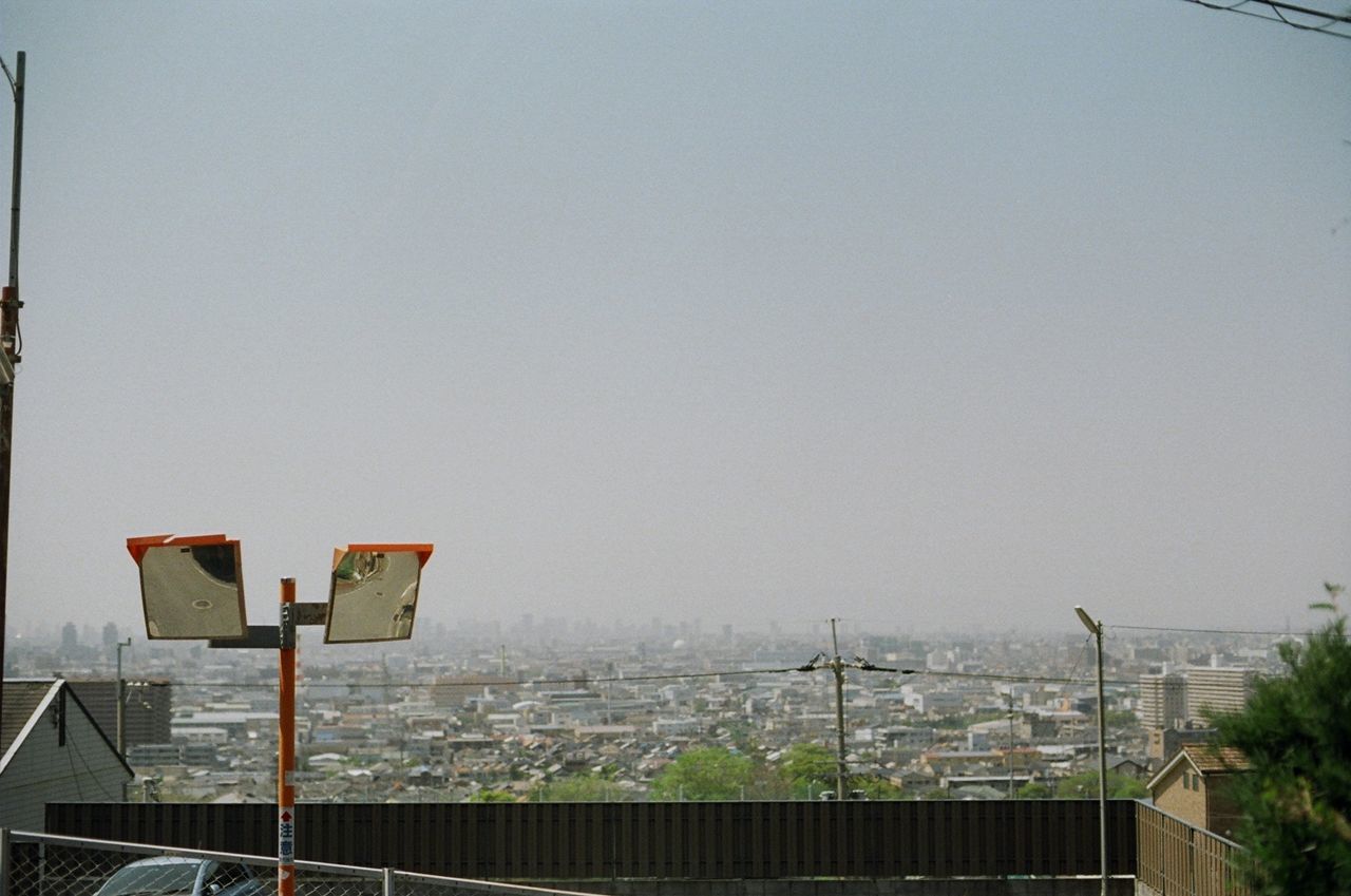 Scenic view of residential district