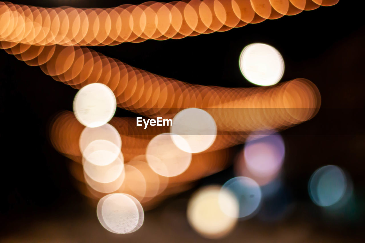 DEFOCUSED IMAGE OF LIGHTS